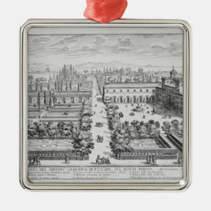 Garden of the Grand Duke of Tuscany on the Monte P Metal Tree Decoration