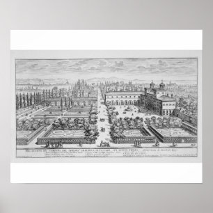 Garden of the Grand Duke of Tuscany on the Monte P Poster
