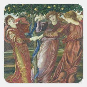 Garden of the Hesperides, 1869-73 Square Sticker