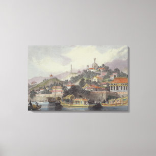Garden of the Imperial Palace, Peking, from 'China Canvas Print