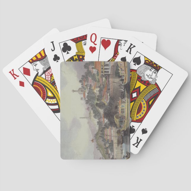 Garden of the Imperial Palace, Peking, from 'China Playing Cards (Back)