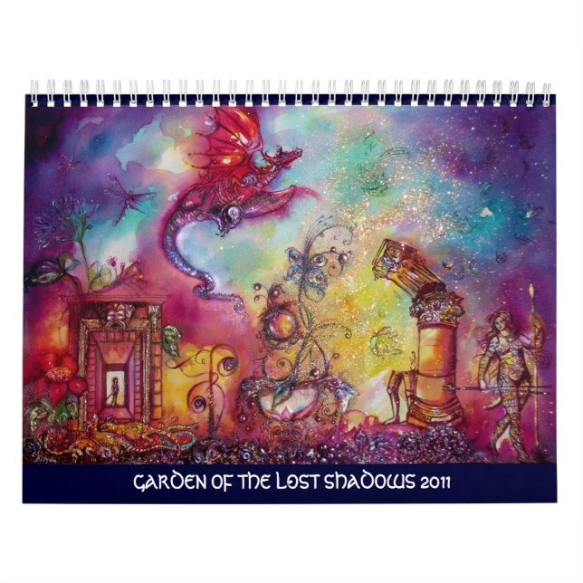 GARDEN OF THE LOST SHADOWS - 2011 CALENDAR (Cover)