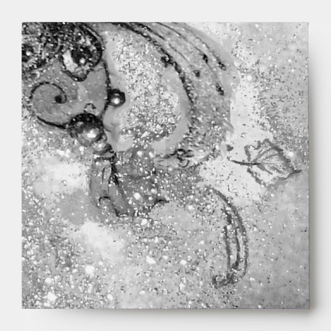 GARDEN OF THE LOST SHADOWS black and white,pink Envelopes (Front)