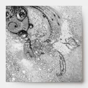 GARDEN OF THE LOST SHADOWS black and white yellow Envelopes