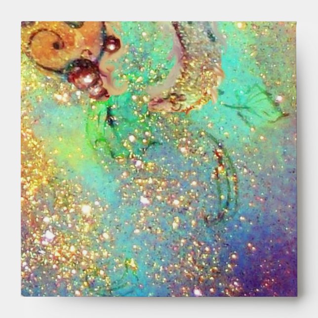 GARDEN OF THE LOST SHADOWS blue green gold yellow Envelope (Front)