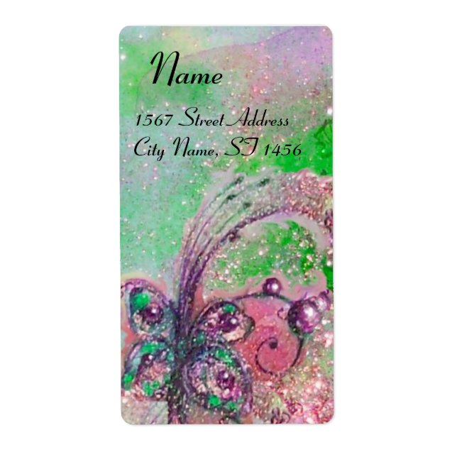 GARDEN OF THE LOST SHADOWS, blue green pink (Front)