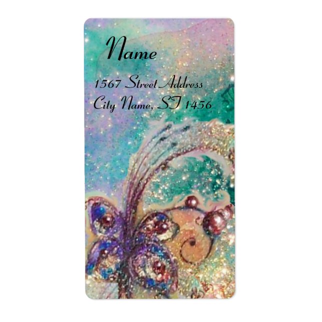 GARDEN OF THE LOST SHADOWS, blue green pink (Front)