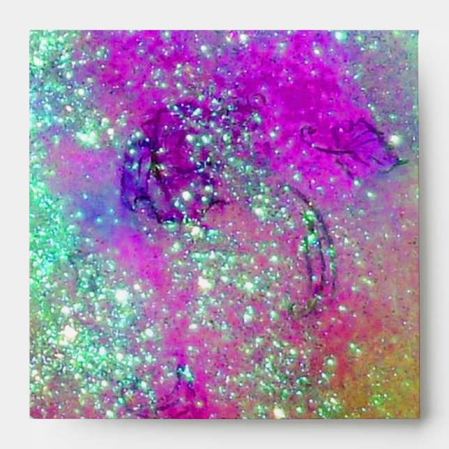 GARDEN OF THE LOST SHADOWS blue green purple Envelope (Front)