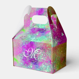 GARDEN OF THE LOST SHADOWS BLUE PURPLE PINK FLORAL FAVOUR BOX