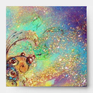 GARDEN OF THE LOST SHADOWS  blue yellow red green Envelope