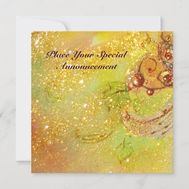 GARDEN OF THE LOST SHADOWS / BUTTERFLY MONOGRAM ANNOUNCEMENT (Front)