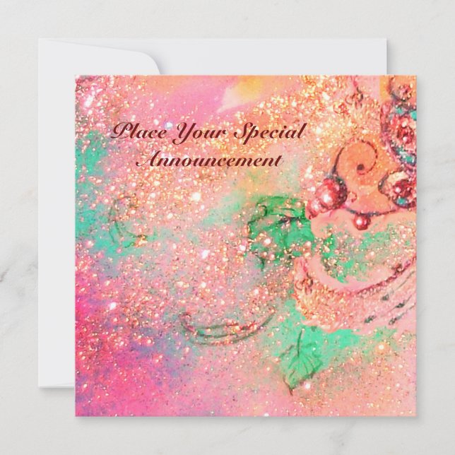 GARDEN OF THE LOST SHADOWS / BUTTERFLY MONOGRAM ANNOUNCEMENT (Front)