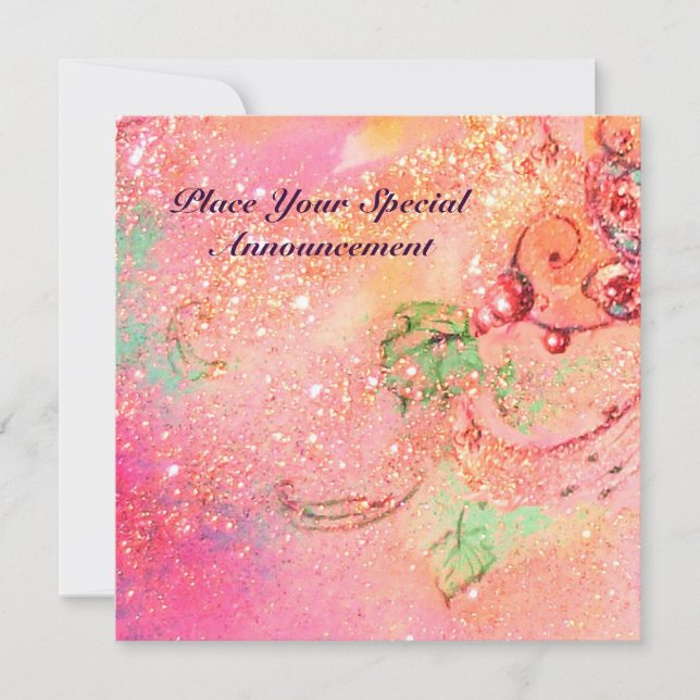 GARDEN OF THE LOST SHADOWS / BUTTERFLY MONOGRAM ANNOUNCEMENT (Front)