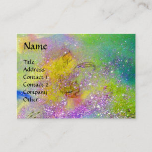 GARDEN OF THE LOST SHADOWS BUTTERFLY MONOGRAM BUSINESS CARD