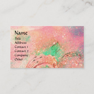 GARDEN OF THE LOST SHADOWS BUTTERFLY MONOGRAM BUSINESS CARD