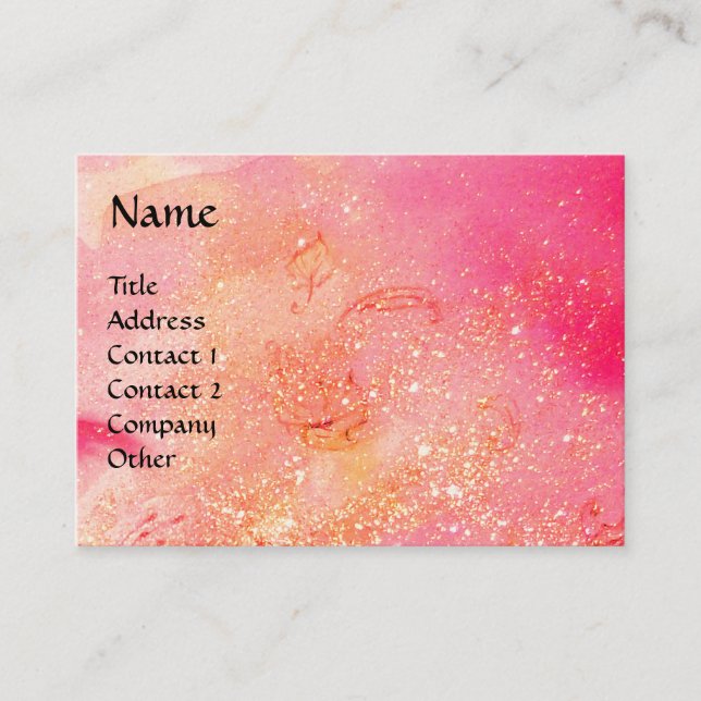 GARDEN OF THE LOST SHADOWS - BUTTERFLY PLANT BUSINESS CARD (Front)