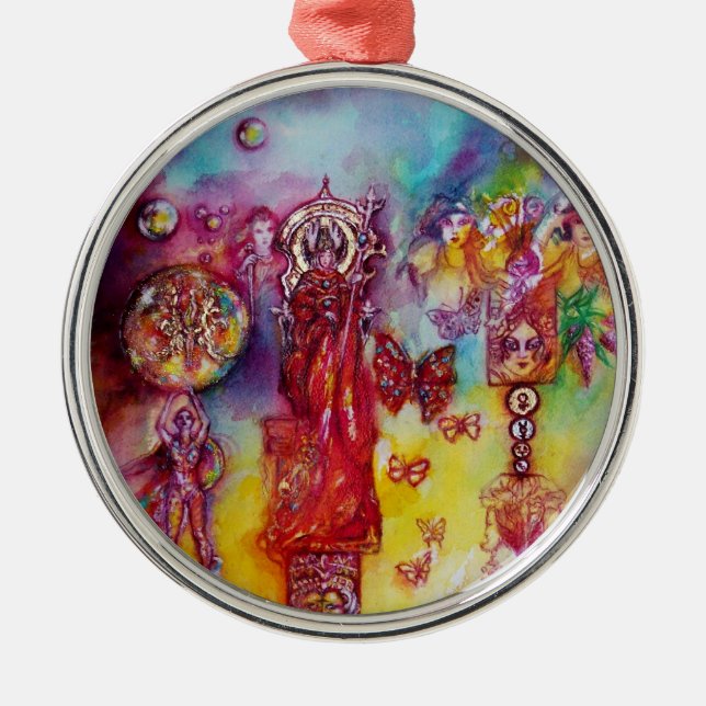 GARDEN OF THE LOST SHADOWS- BUTTERFLY PLANT METAL TREE DECORATION (Front)