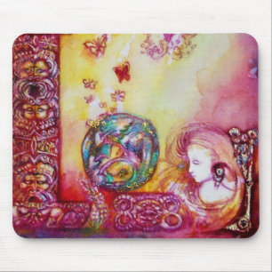 GARDEN OF THE LOST SHADOWS -FAERY AND BUTTERFLIES MOUSE MAT