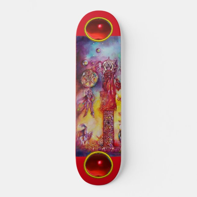 GARDEN OF THE LOST SHADOWS, FAERY AND BUTTERFLIES SKATEBOARD (Front)