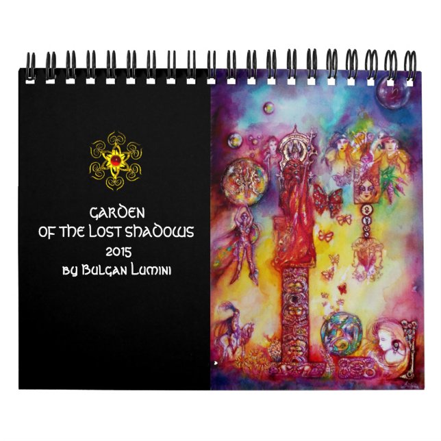 GARDEN OF THE LOST SHADOWS FAERY& BUTTERFLIES 2015 CALENDAR (Cover)