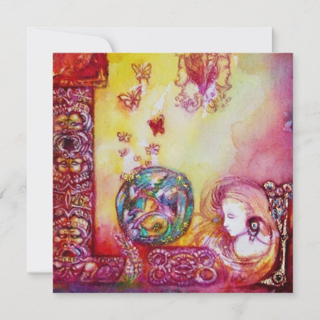 GARDEN OF THE LOST SHADOWS,FAIRIES AND BUTTERFLIES ANNOUNCEMENT (Front)