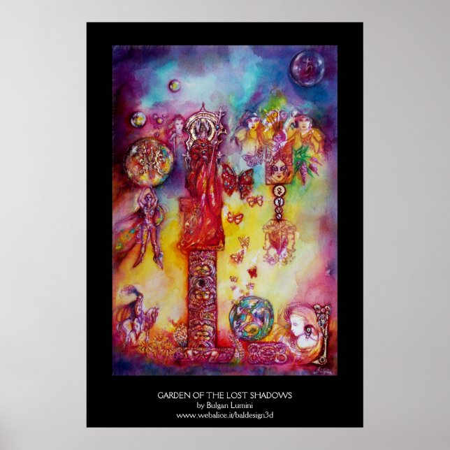 GARDEN OF THE LOST SHADOWS,FAIRIES AND BUTTERFLIES POSTER (Front)