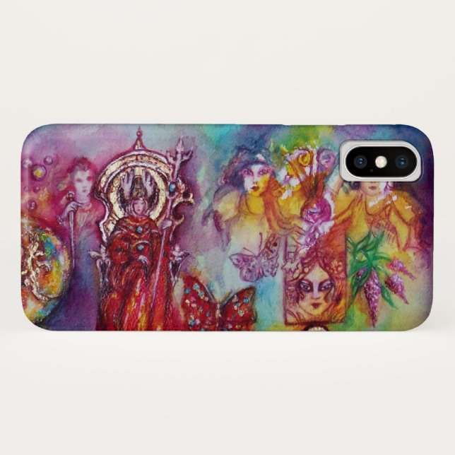 GARDEN OF THE LOST SHADOWS / FAIRY AND BUTTERFLIES Case-Mate iPhone CASE (Back (Horizontal))