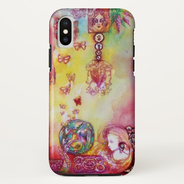 GARDEN OF THE LOST SHADOWS / FAIRY AND BUTTERFLIES Case-Mate iPhone CASE (Back)