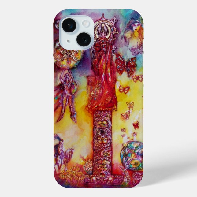 GARDEN OF THE LOST SHADOWS / FAIRY AND BUTTERFLIES Case-Mate iPhone CASE (Back)
