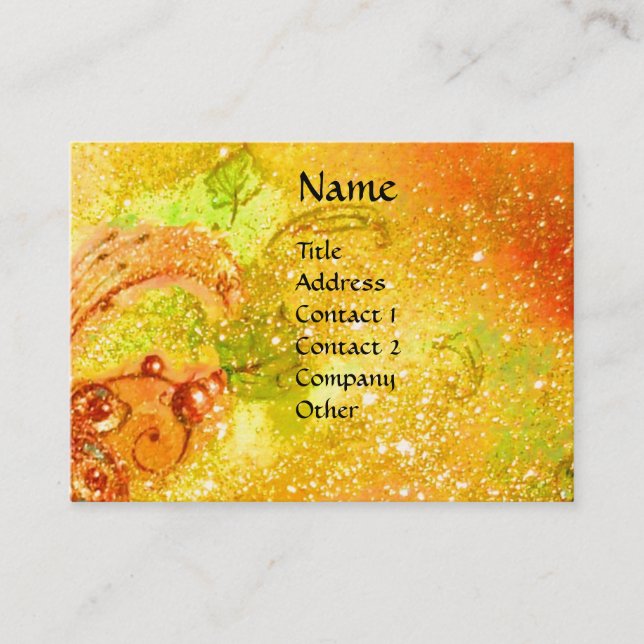 GARDEN OF THE LOST SHADOWS - FLYING RED DRAGON BUSINESS CARD (Front)