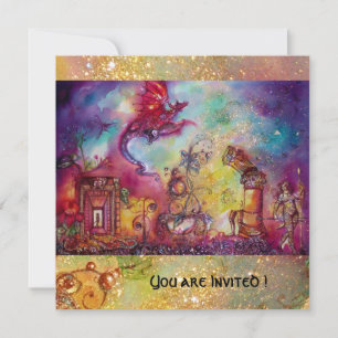 GARDEN OF THE LOST SHADOWS -FLYING RED DRAGON INVITATION