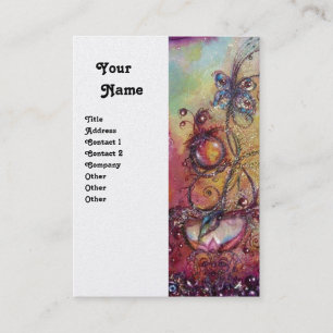 GARDEN OF THE LOST SHADOWS Gold Metallic Business Card