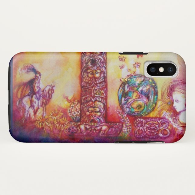 GARDEN OF THE LOST SHADOWS / KNIGHT AND FAERY Case-Mate iPhone CASE (Back (Horizontal))