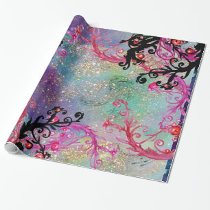 GARDEN OF THE LOST SHADOWS,MAGIC BERRIES IN BLUE WRAPPING PAPER