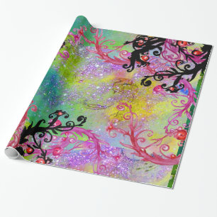 GARDEN OF THE LOST SHADOWS,MAGIC BERRIES IN PURPLE WRAPPING PAPER