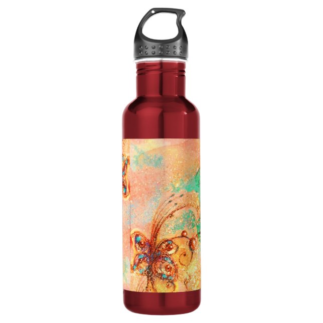GARDEN OF THE LOST SHADOWS -MAGIC BUTTERFLY PLANT 710 ML WATER BOTTLE (Front)