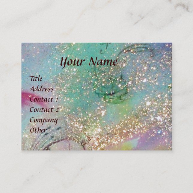 GARDEN OF THE LOST SHADOWS -MAGIC BUTTERFLY PLANT BUSINESS CARD (Front)