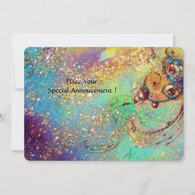 GARDEN OF THE LOST SHADOWS MAGIC BUTTERFLY PLANT INVITATION (Front)