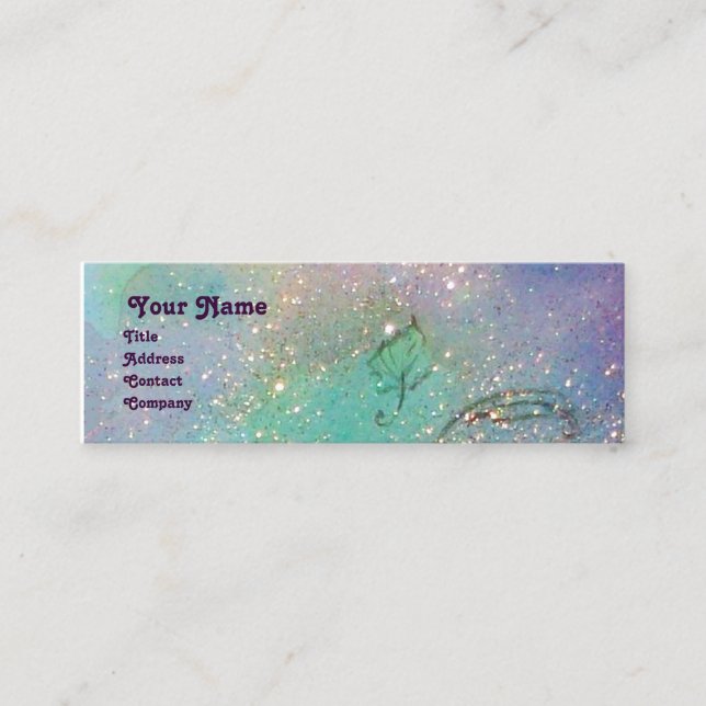 GARDEN OF THE LOST SHADOWS -MAGIC BUTTERFLY PLANT MINI BUSINESS CARD (Front)