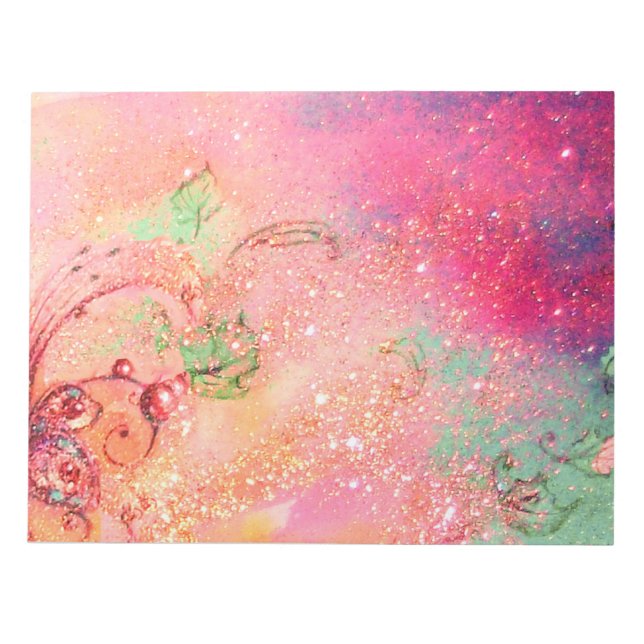 GARDEN OF THE LOST SHADOWS  MAGIC BUTTERFLY PLANT NOTEPAD (Front)