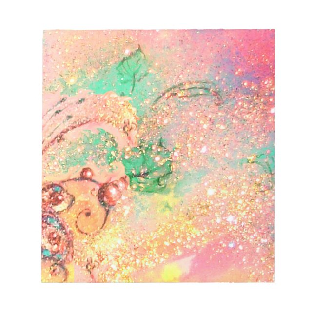 GARDEN OF THE LOST SHADOWS  MAGIC BUTTERFLY PLANT NOTEPAD (Front)