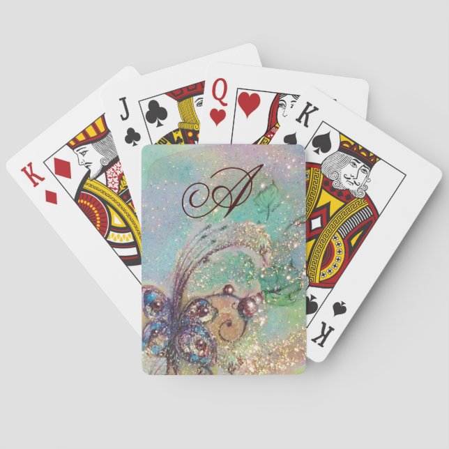 GARDEN OF THE LOST SHADOWS -MAGIC BUTTERFLY PLANT PLAYING CARDS (Back)