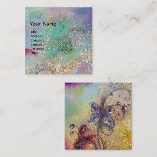 GARDEN OF THE LOST SHADOWS MAGIC BUTTERFLY PLANT SQUARE BUSINESS CARD