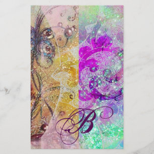 GARDEN OF THE LOST SHADOWS /MAGIC BUTTERFLY PLANT STATIONERY