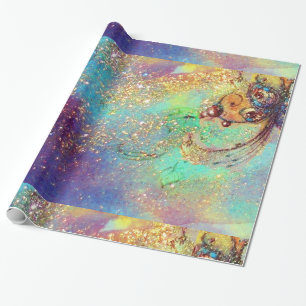 GARDEN OF THE LOST SHADOWS -MAGIC BUTTERFLY PLANT WRAPPING PAPER