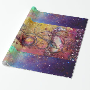 GARDEN OF THE LOST SHADOWS -MAGIC BUTTERFLY PLANT WRAPPING PAPER