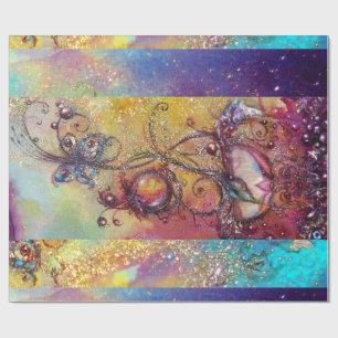 GARDEN OF THE LOST SHADOWS -MAGIC BUTTERFLY PLANT WRAPPING PAPER