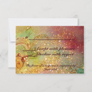 GARDEN OF THE LOST SHADOWS / MAGIC BUTTERFLY RSVP CARD