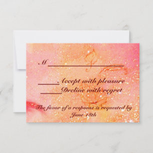 GARDEN OF THE LOST SHADOWS / MAGIC BUTTERFLY RSVP CARD