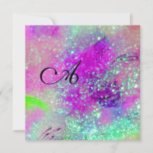 GARDEN OF THE LOST SHADOWS -monogram ,purple blue Announcement